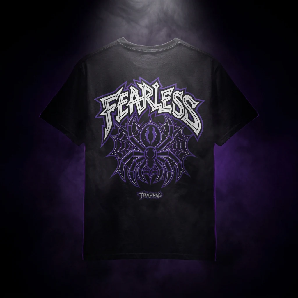 FEARLESS Trapped Tee Black — back